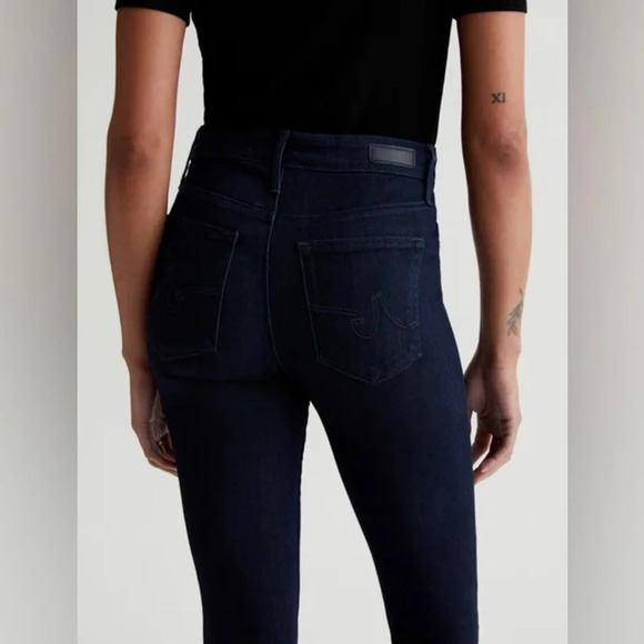 AG Adriano Goldschmied Farrah High Rise Skinny Dark Wash Size 29 - Picture 3 of 14